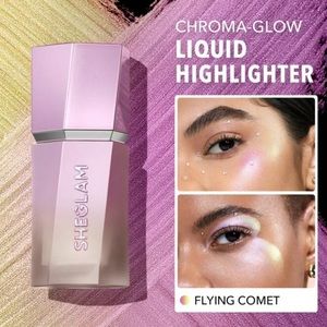 - SHEGLAM Chroma-Glow Bloom Liquid Highlighter-Stardust Color Changing Gel…